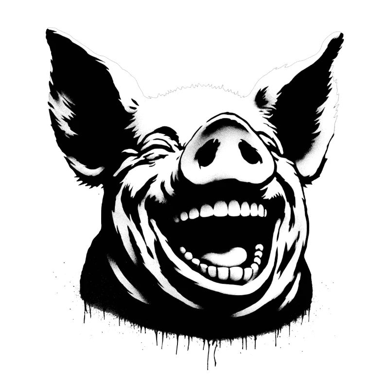 Laughing Pig