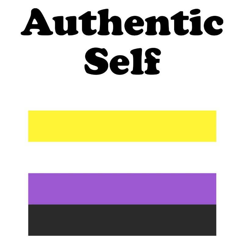 Non Binary Flag Authentic Self