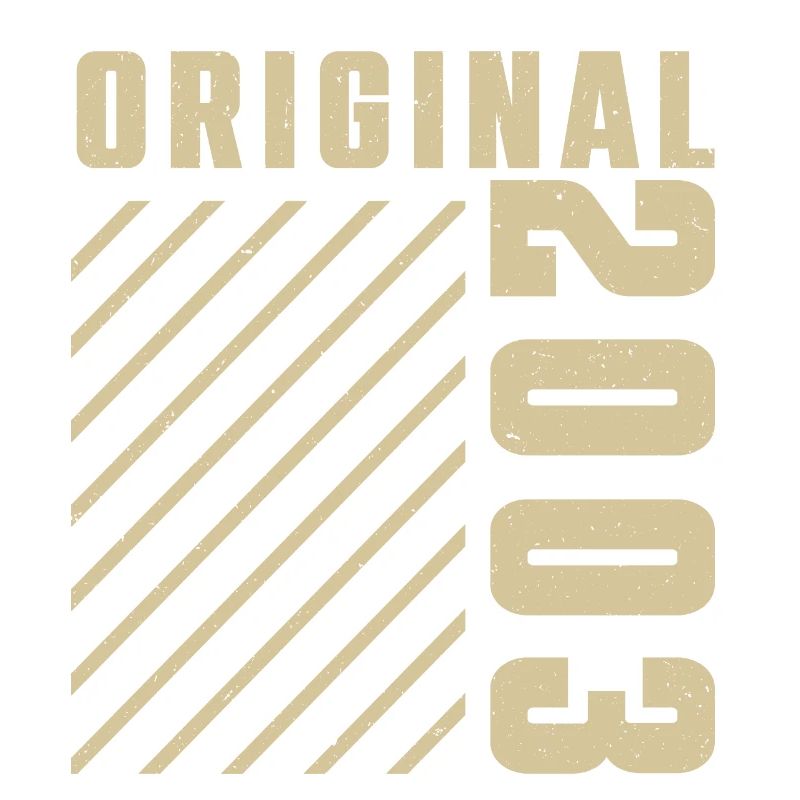 Original 2003 Authentisch 2003 Vintage Bursdag