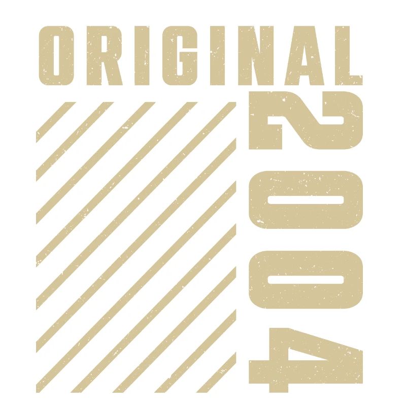 Original 2004 Authentic 2004 Vintage Bursdag