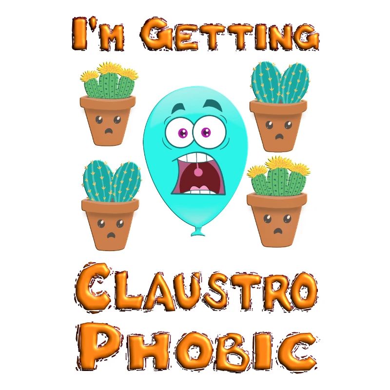 I'm getting Claustrophobic - cacti cactus balloon