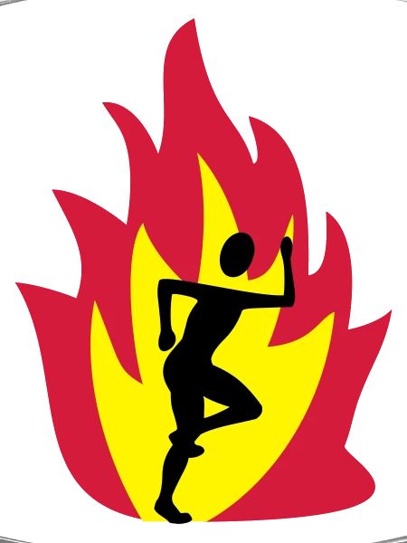 Runner flame
