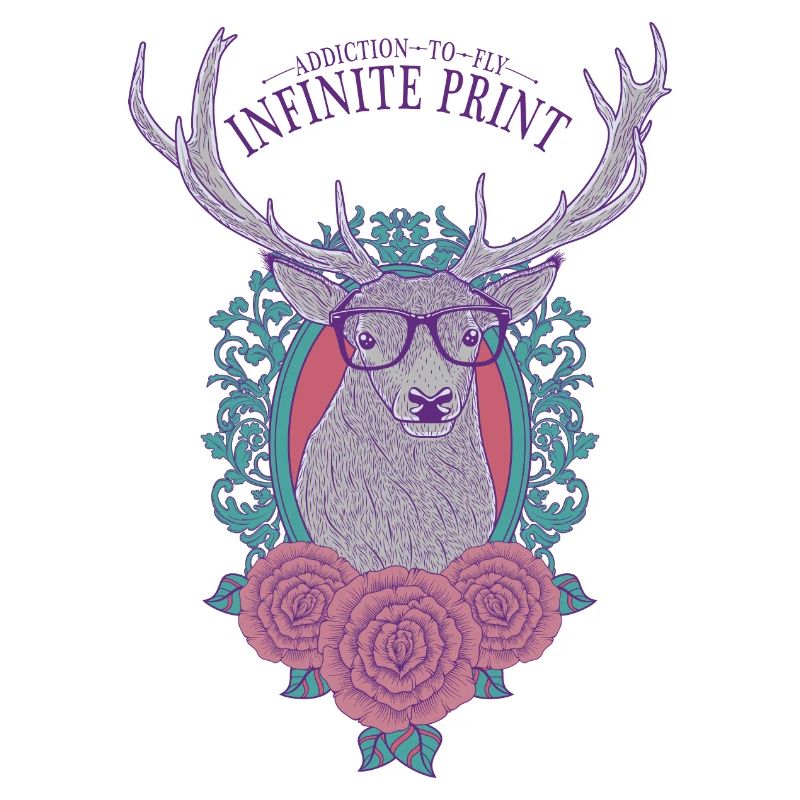 Cerf hipster