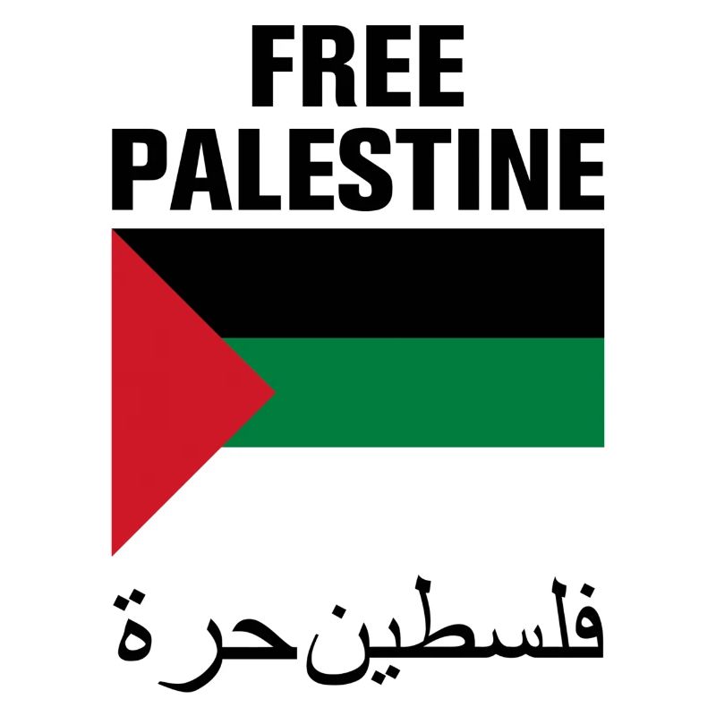 Palestine libre avec le drapeau