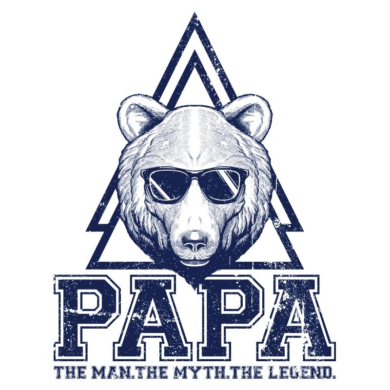Papa Bear Triangle Logo