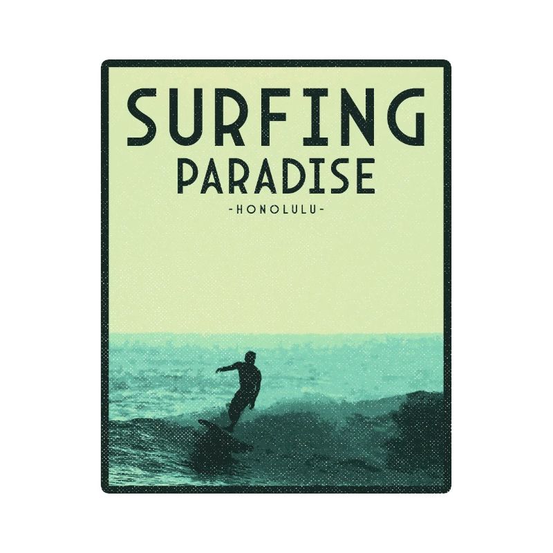 Paradis du surf à Honolulu