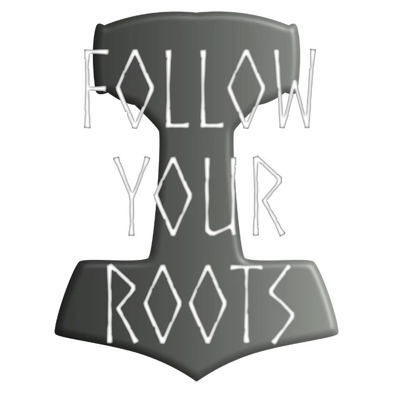 Mjölnir Donar Hammer Thor - Suivez votre gris Roots