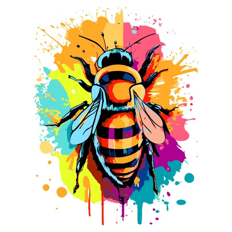 Bee Colorful - Bees & Bees - Honey Bee