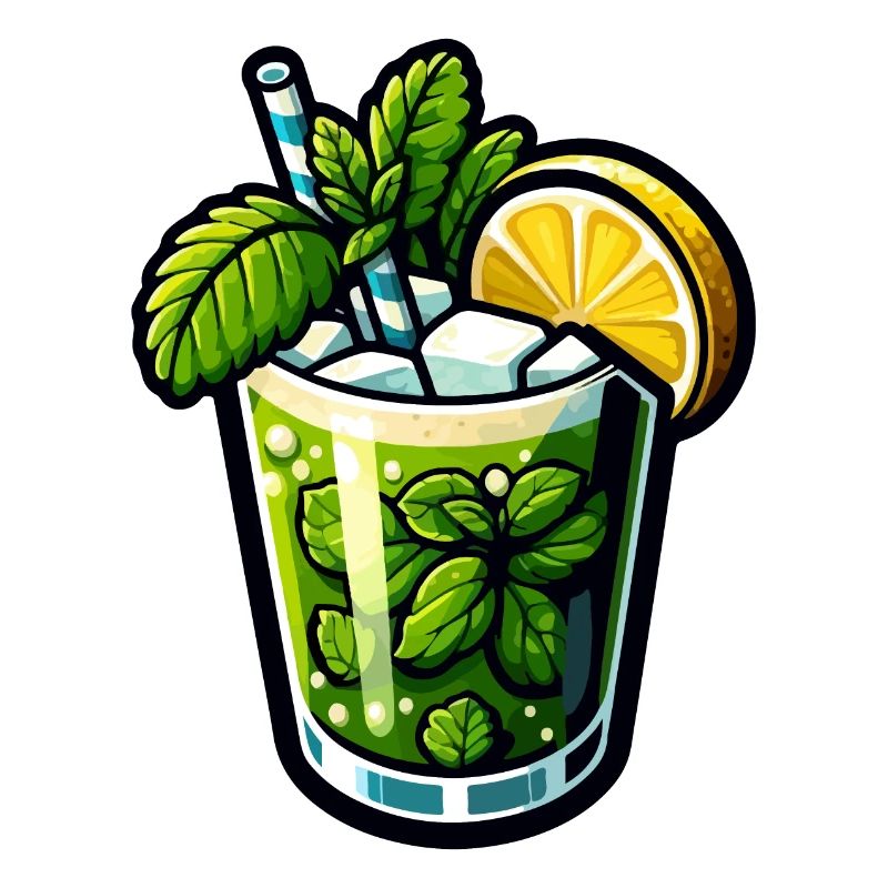 Mojito Cocktail Rum Lime Menta