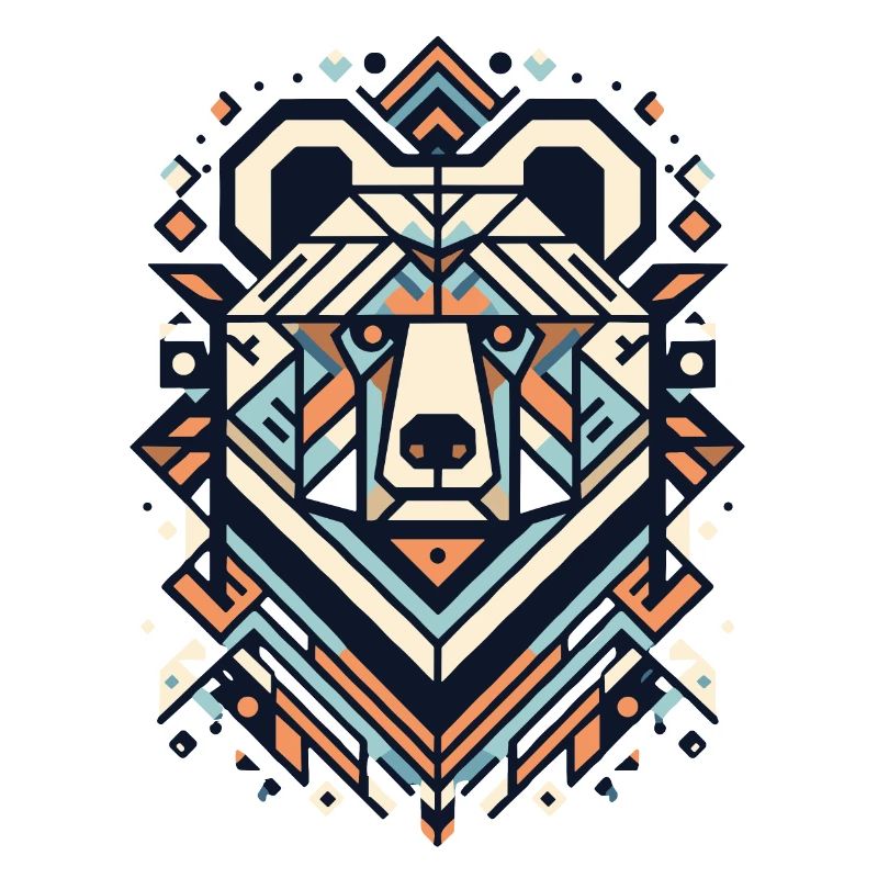 Abstrait Animal Bear 2