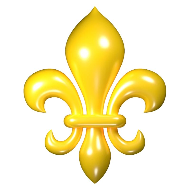 Fleur de Lys jaune