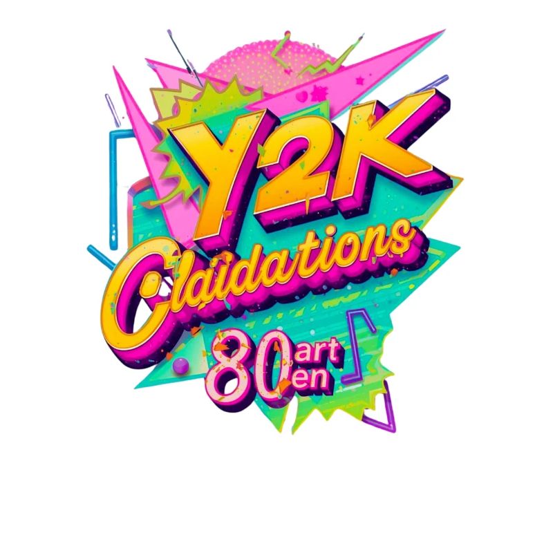 Conception de célébration rétro Y2K