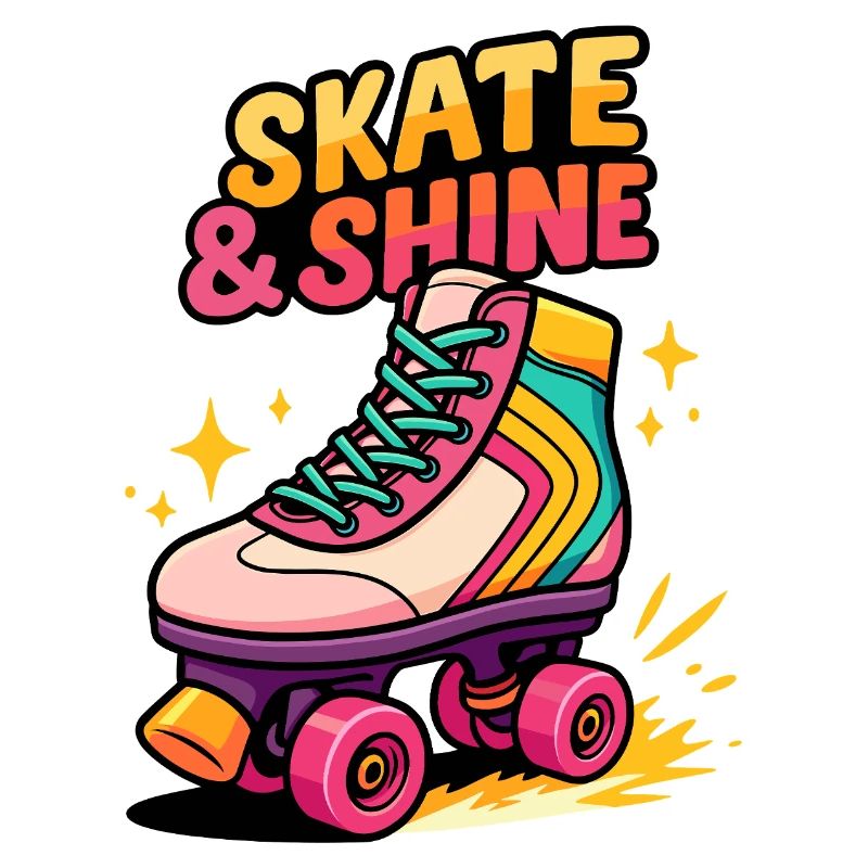 Skate & Shine Neon Roller