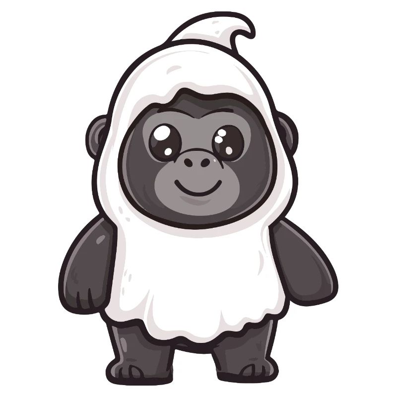 Gorilla Halloween Geist