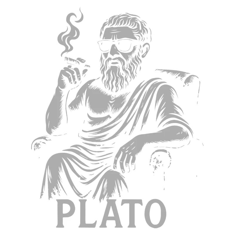 Plato the ancient philosopher as a hipster
