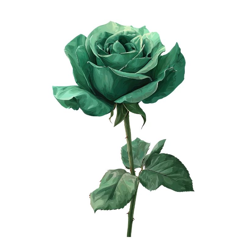 Emerald Green Rose