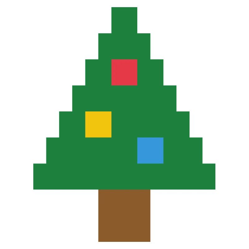 Pixel Fir – Look pull de Noël moche