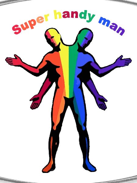 Super Handy Man Rainbow