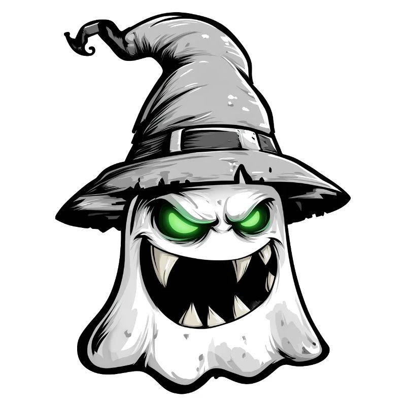 Scary ghost, terrifying ghost