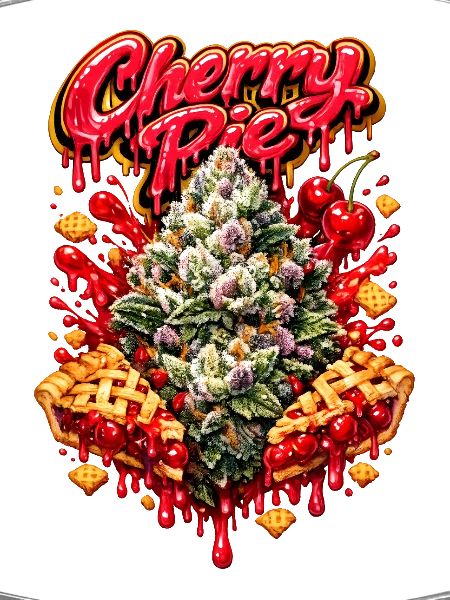 Cherry Pie Graffiti Print