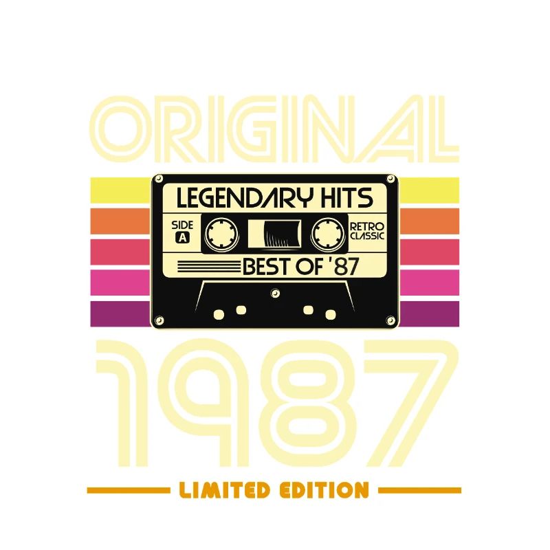 Original 1987 Cassette Retro
