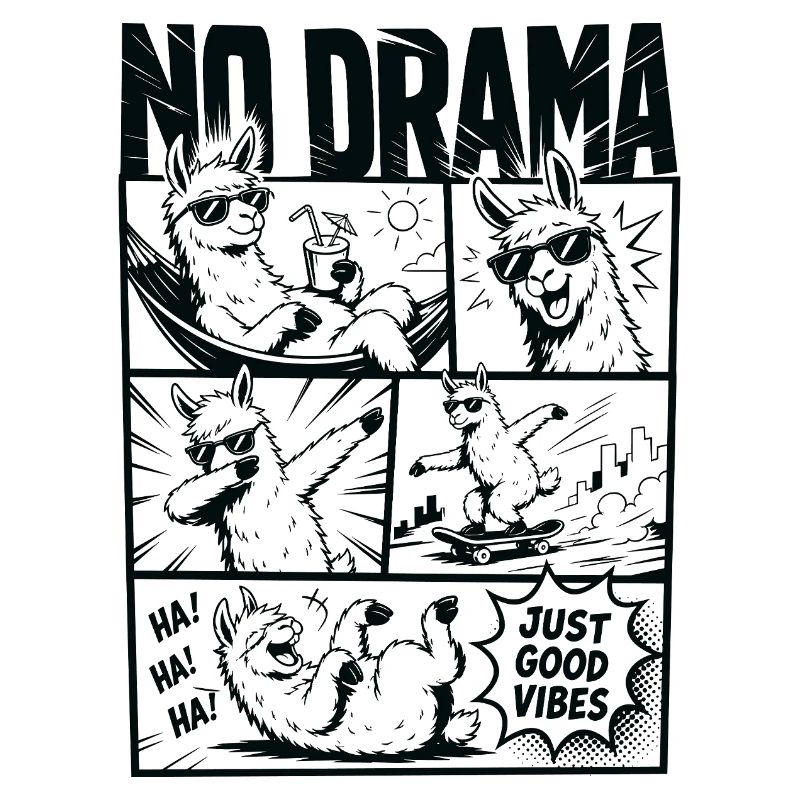 Pas de drame, juste des vibrations, Lama