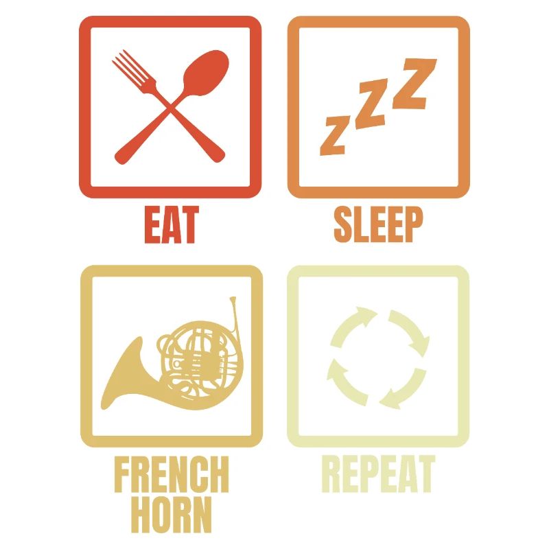 Mange Dorme, cor français, répéter