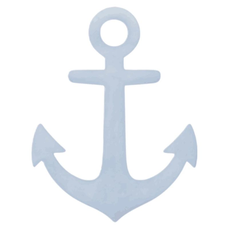 Minimalist nautical pastel anchor