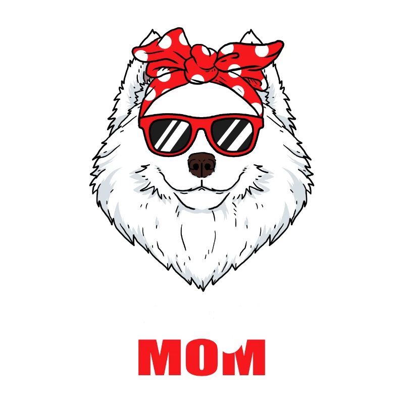 Samojede Hunde Mama Geschenk