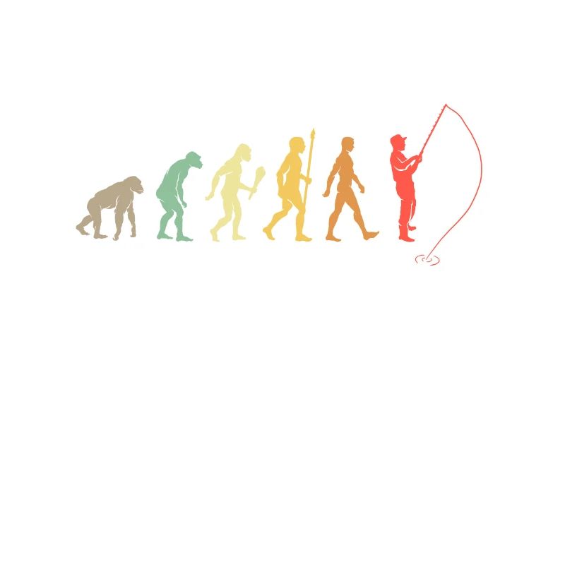 Vintage Evolution Pêcheur Cadeau