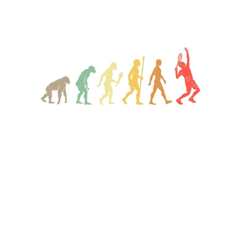 Vintage Tennis Evolution Retro Gift Idea