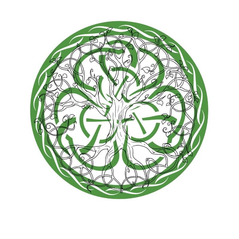 Celtic Ireland Viking Celtic Knot Pattern Tree
