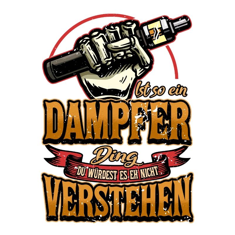 Vape Dampfer E Zigarette Spruch Vaping Geschenk