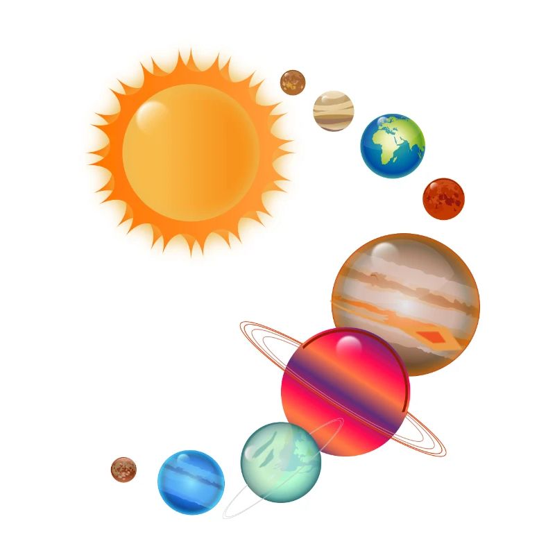 Solar System Planets Astronaut Astrology Space