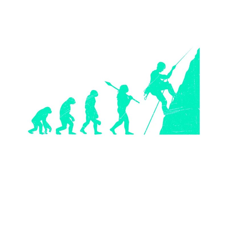 Kletter Evolution Affe Boulderer Kletterer