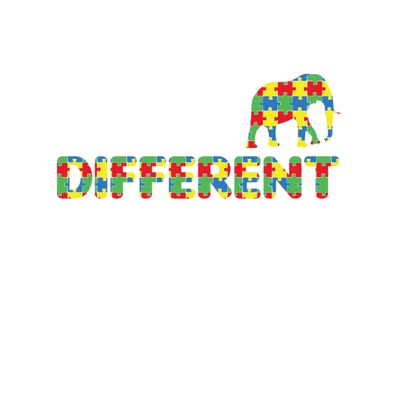 mois de sensibilisation à l’autisme puzzel différents éléphants