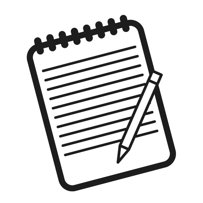 Liste de contrôle Notes Devoirs