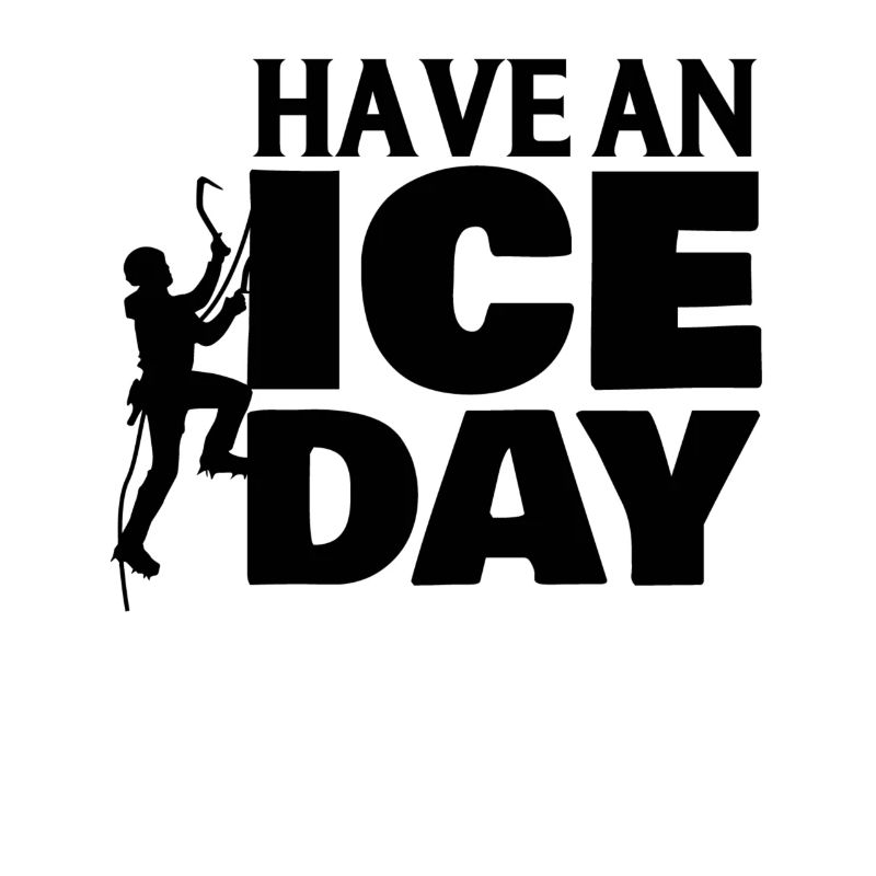 Eiskletterer Eisklettern Sportler Eis Klettern