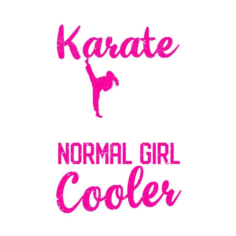 Ich bin ein Karate-Mädchen, genau wie ein normales