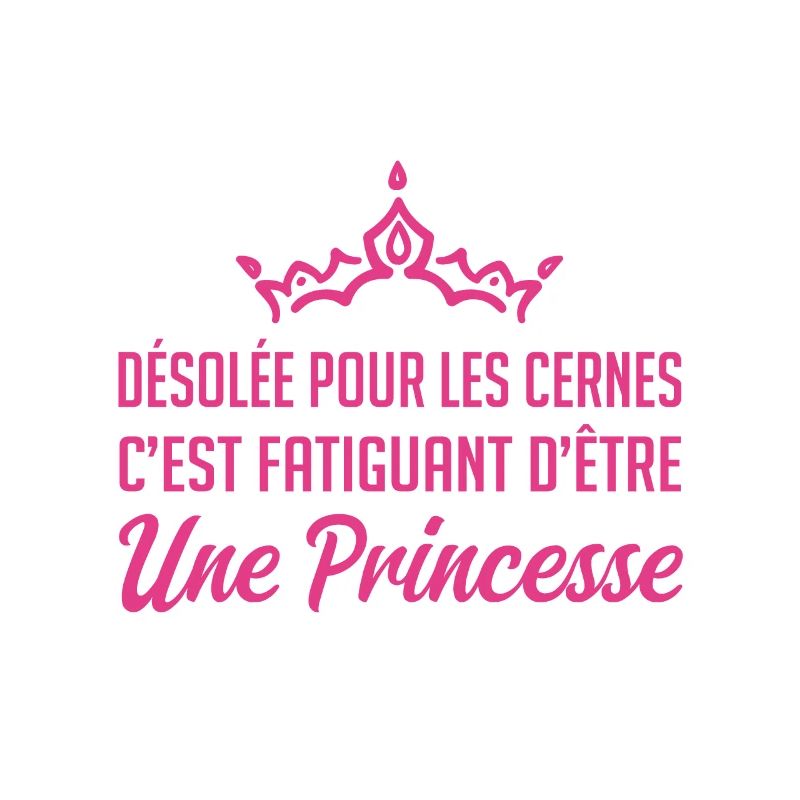 Désolée pour les cernes