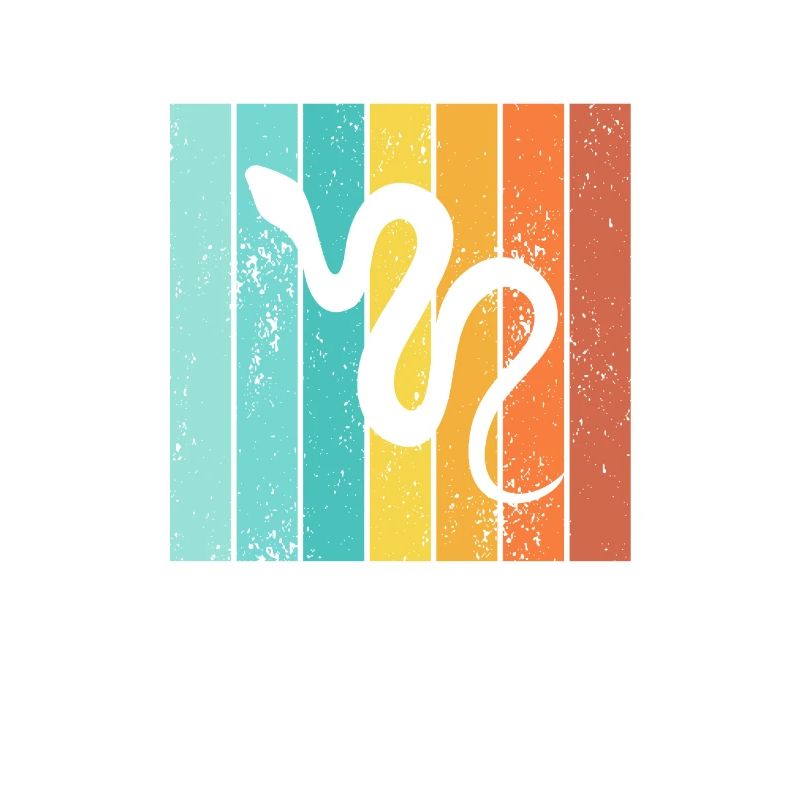 Snake Retro Reptile Python Idée cadeau