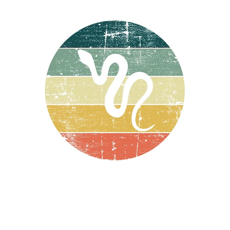 Snake Retro Reptile Python Gift idea