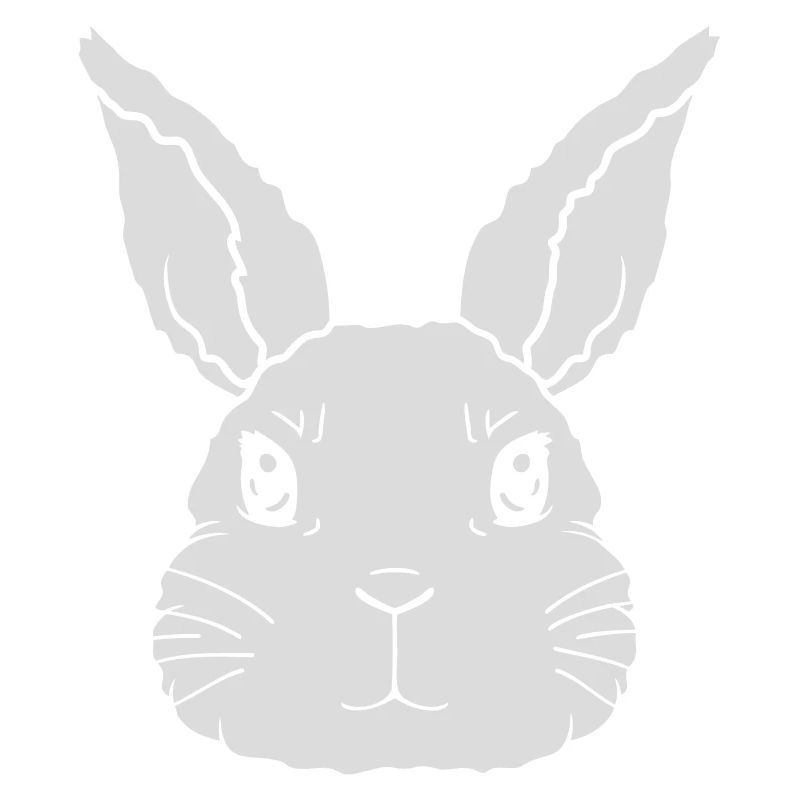 Petit visage de lapin mignon