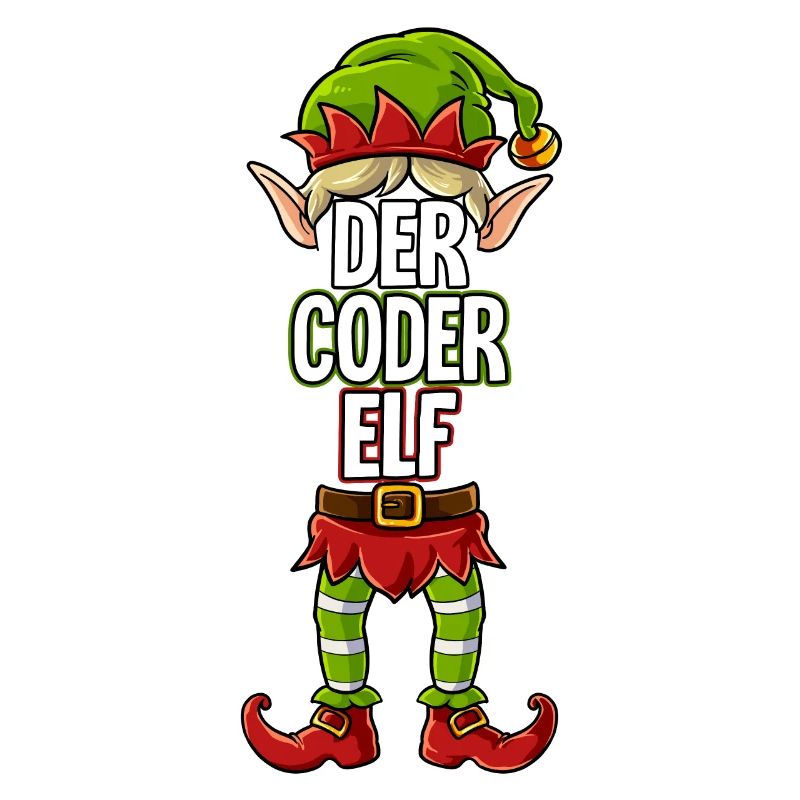 Coder Elf Partnerlook Weihnachten