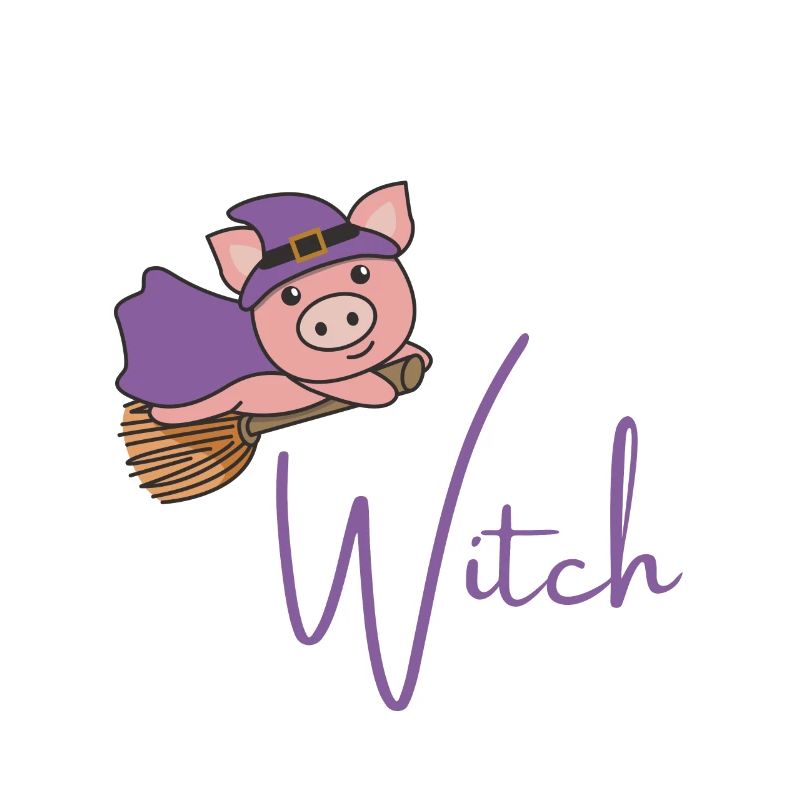 Schwein Halloween Hexen don't be a basic witch