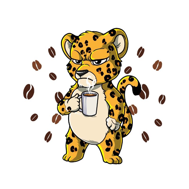 Nicht Ansprechen Vor Dem Ersten Kaffee Leopard