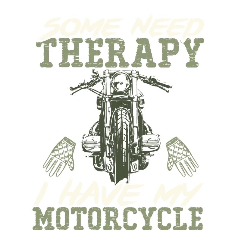 Motorcycle Therapy Biker