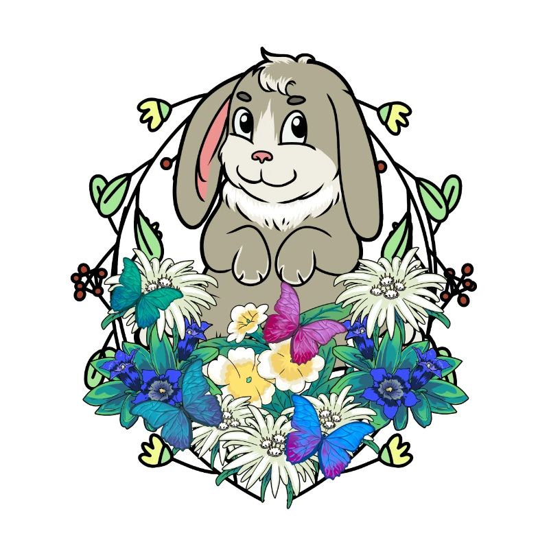 Early Spring Rabbit Easter Happy Easter Nature