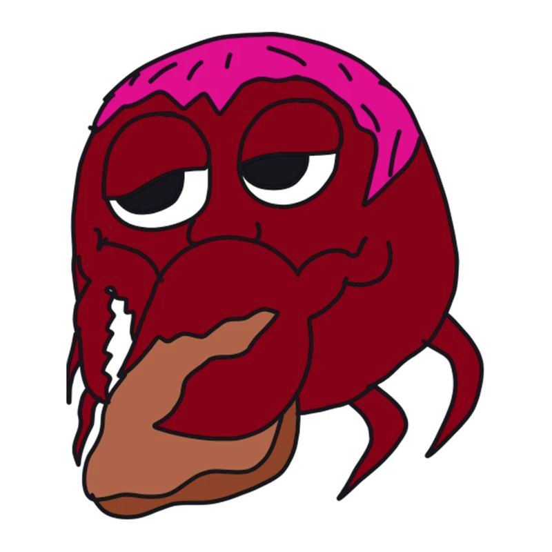 Happiness A Crab Making Biscuits