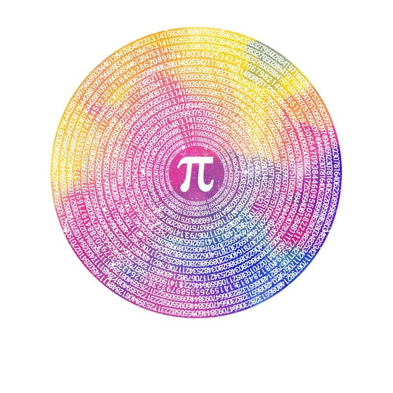10000 chiffres Pi caractère Math Lover Math